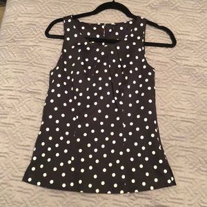 Structured Polka Dot Blouse